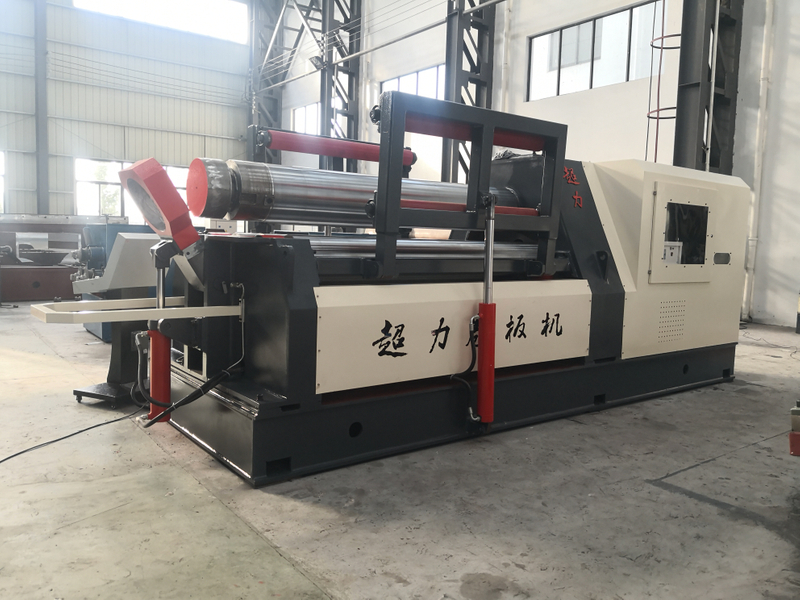 Máquina de laminación de placa de 4 rodillos hidráulica automática CNC W12